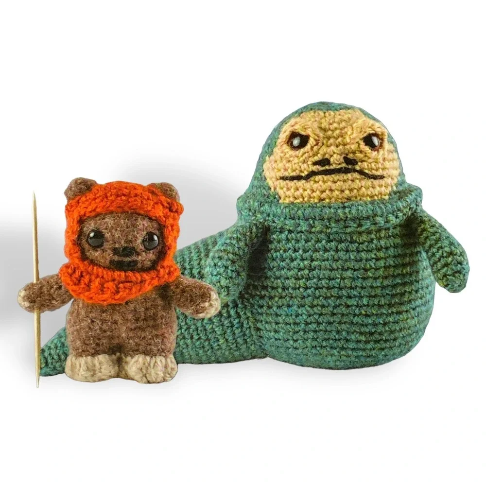 Star Wars CROCHET KIT 12 Characters Yoda Storm trooper Darth Vader Luke Han R2D2